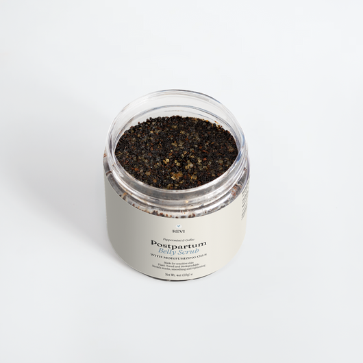 Postpartum Belly Scrub