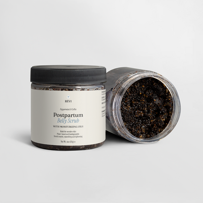 Postpartum Belly Scrub