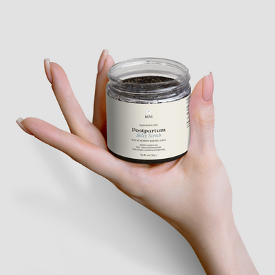 Postpartum Belly Scrub