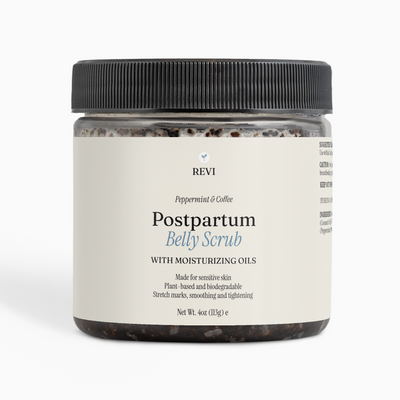 Postpartum Belly Scrub
