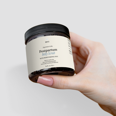 Postpartum Belly Scrub