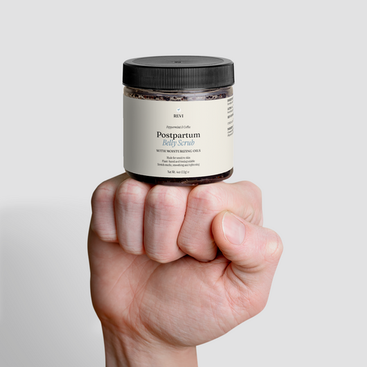 Postpartum Belly Scrub