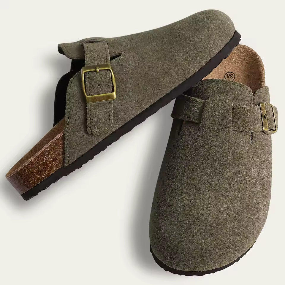 Savannah Suede Clogs